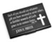 Personalized, Metal Business Card Holder, Faithful Stewards of God, Black