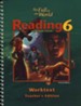 BJU Press Reading 6: As Full As The World, Worktext Teacher's Edition, Second Edition