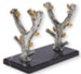 Olive Tree Shofar Stand, Marble Base