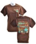 Oh No, She's Up Shirt, Brown, X-Large