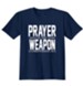 Prayer Is The Weapon, Shirt, Navy, 3X-Large