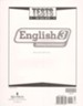 BJU Press English 3: Writing and Grammar Tests, Second Edition 