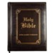 KJV Family Bible--soft leather-look, brown