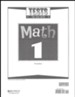 BJU Press Math Grade 1 Tests, Third Edition