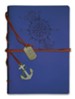Compass Wrap Journal, Vibrant Blue
