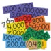 10-Value Decimals to Whole Numbers Place Value Cards Set, Grades 1-6