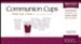 B&H Plastic Communion Cups, 1000