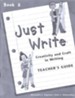 Just Write Book 2, Teacher's Guide (Homeschool Edition)