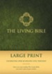 Living Bible: Large Print, Green Padded Hardcover