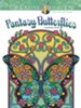 Fantasy Butterflies Adult Coloring Book