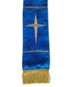 Maltese Jacquard Bookmark, Blue