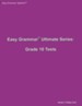 Easy Grammar Ultimate Series: Grade 10 Student Test Booklet