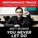 You Never Let Go (Medium Key-Premiere Performance Plus w/ Background Vocals) [Music Download]
