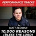 10,000 Reasons (Bless the Lord) [Low Key Performance Track Without Background Vocals] [Music Download]