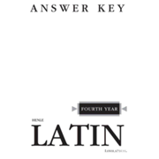 Henle Latin Fourth Year Answer Key