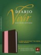 NTV: Biblia de estudio del diario vivir, NTV Life Application Study Bible--soft leather-look, pink/brown