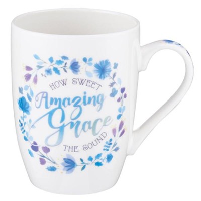 Amazing Grace Mug, Floral  - 