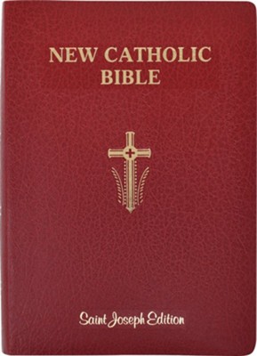 St. Joseph New Catholic Giant-print Bible Red Imitation Leather 