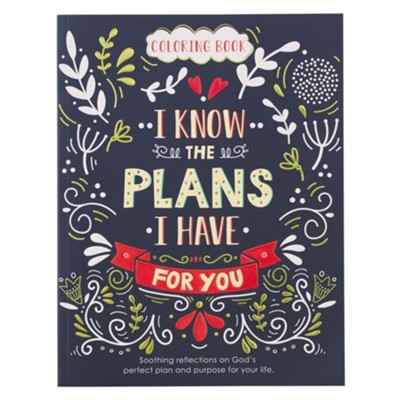I Know the Plans Coloring Book  - 