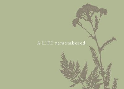 A Life Remembered: A Memorial Guest Book  -     By: Dan Zadra
