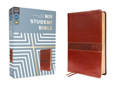 NIV Student Bible, Comfort Print--soft leather-look, brown  -     By: Philip Yancey & Tim Stafford
