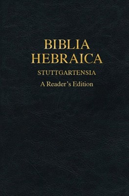 Biblia Hebraica Stuttgartensia: A Reader's Edition [Imitation Leather]   -     By: Donald R. Vance, George Athas, Yael Avrahami
