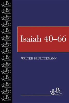 Westminster Bible Companion: Isaiah 40-66   -     By: Walter Brueggemann
