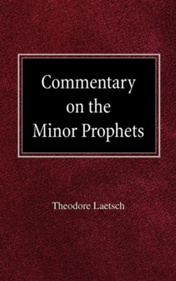 Commentary On The Minor Prophets: Theodore Laetsch: 9780758618160 ...