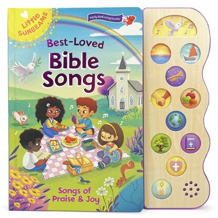 Best-Loved Bible Songs: Button Sound Book: Scarlett Wing Illustrated By ...