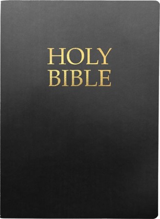 KJVER Large Print Holy Bible--soft leather-look, black: Whitaker House ...