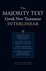 The Majority Text Greek New Testament Interlinear, Paper, Not Applicable