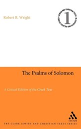 The Psalms of Solomon: A Critical Edition of the Greek Text