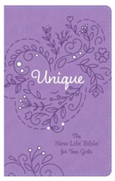 Unique: The New Life Bible for Teen  Girls, imitation leather