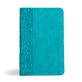 NASB Personal Size Bible, Teal  LeatherTouch