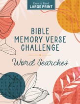Bible Memory Verse Challenge Word Searches Large Print: