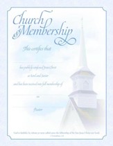 Embossed Membership Certificates (1 Corinthians 1:9, KJV) 6