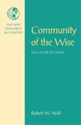 Community of the Wise, The Letter of James, The New Testament in Context