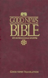 GNT Pew Bible Catholic, Paper Over Board, Burgundy