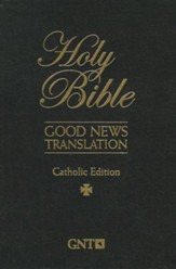 Catholic Bible-Gnt, Imitation Leather, Black, Thumb Index