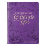 Devotional Experiencing the Greatness of God--soft leather-look, purple