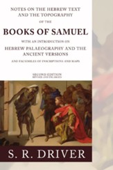 Notes on the Hebrew Text of Samuel