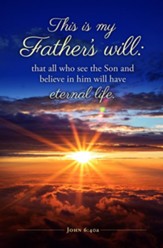 This is My Father's Will (John 6:40a, CEB) Bulletins, 100