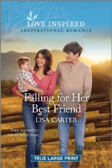 Falling for Her Best Friend, Large Print