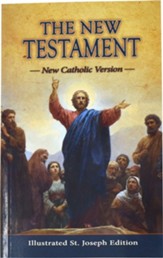 Saint Joseph Pocket New Testament, Paper, Orange