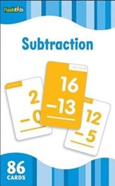 Subtraction, Flash Cards