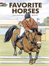 Favorite Horses: Coloring Book