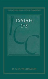 Isaiah 1-5 International Critical Commentary