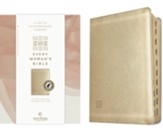 NLT Every Woman's Bible, Filament-Enabled Edition (LeatherLike, Soft Gold, Indexed)