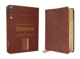 NKJV Thompson Chain-Reference Bible,  Comfort Print--soft leather-look, brown