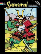 Samurai Stained Glass Coloring Book